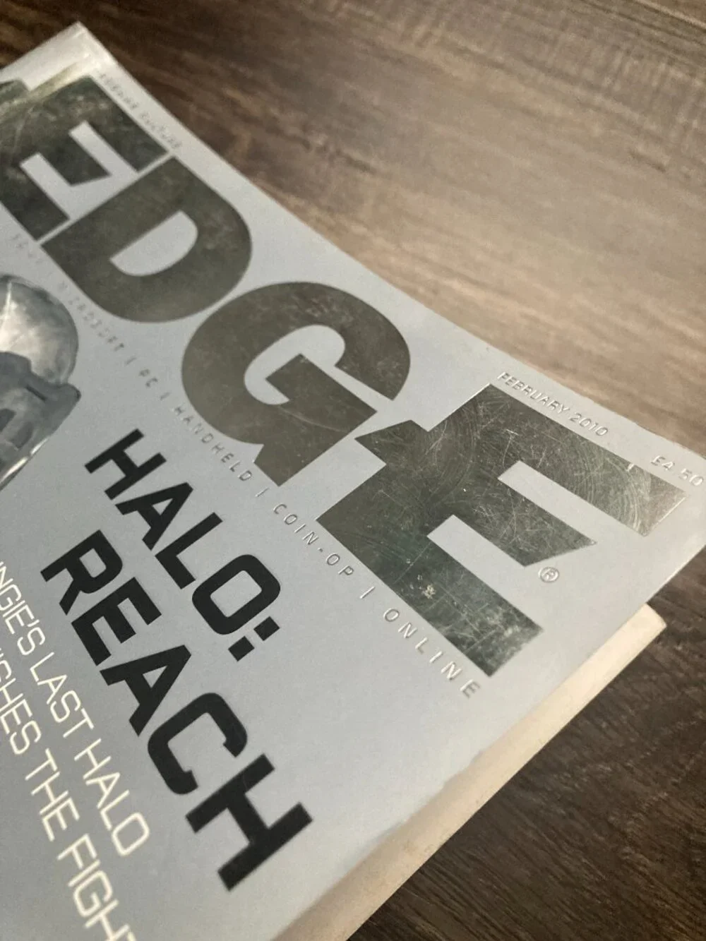 EDGE Video Game Magazine Issue Halo Reach Cover Issue 211 February 2010 Rare